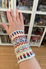 Fair Isle Wristlet