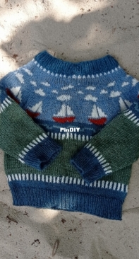 Ship Oh Hoy Sweater by Marie Hoff-English,Danish-Free