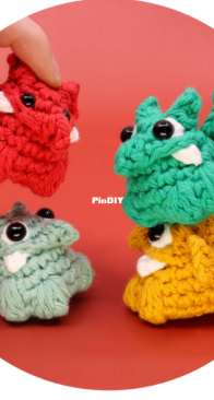 Club Crochet - Louies Loops - Louis Mensinger - Mini dragon Bawnimal