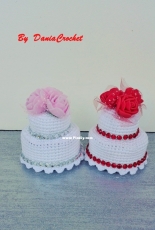 Mini Cake portaconfetti segnaposto