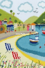 Bothy Threads XBS4 - Beside the Seaside - Deckchairs in XSD