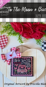 Stitching With the Housewives - Dapper Doodads - To the Moon and Back