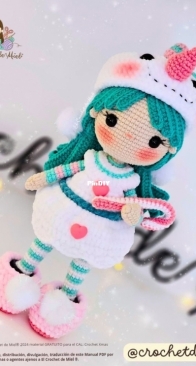 El Crochet de Miel - Miel y Galletas - Minty Snowy - Spanish