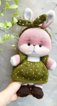 Funnyboi (Mybui) - knitting pattern - bunny - Russian