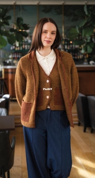 Cambridge Cardigan by Sara Ottosson - Svarta Fåret Wooly Autumn AW2025 - Free