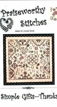 Praiseworthy Stitches - The Simple Gifts - Thanks - XSD