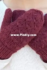 Cornflower Mittens by Paige Buursma