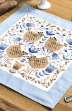 Rule the Roost - Chickens Placemat by Durene Jones from The World of Cross Stitching TWOCS 284 XSD