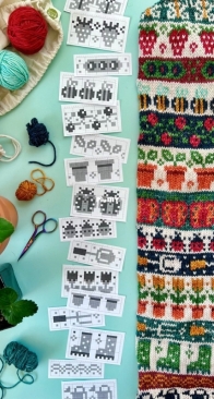 Garden Doodles Chart Expansion by Jamie Lomax - Pacific Knit Co