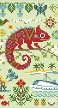 OwlForest Embroidery - Lemuria. Chameleon  XSD+PCS