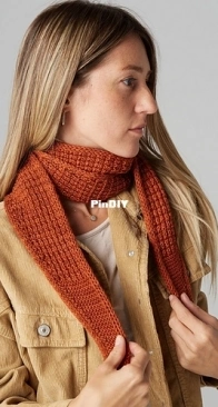 Ashlar Scarf by Catherine Salter Bayar