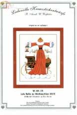 Liebevolle Kreuzstichentwurfe LKE W-83-15 Lulu Belle zu Weihnachten 2015 xsd