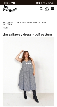 The Sailaway dress - Les Perlines