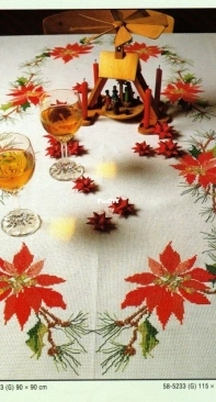 Permin - 58-5233 Christmas Tablecloth XSD