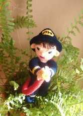 Crochet fireman