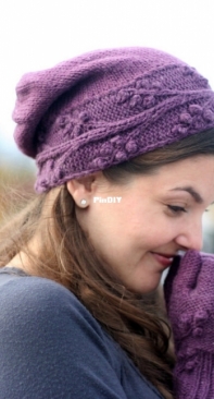Cayuga Hat & Mitten Set by Connie Chang Chinchio
