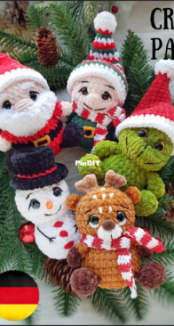 Amigurumi Estonia Christmas set eng