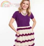 wavy stripes skirt by premier yarns