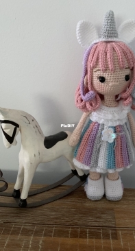 My Green Frog Unicorn Doll