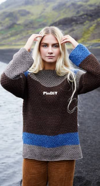 Gerda Pullover by Irina Poludnenko - free