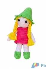 Veronica Kay - Strawberry Girl Doll Crochet Pattern
