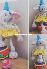 Tangle Tree Creative - Gina Rahman - Elosie the Elephant - Free