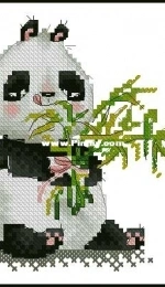 Panda and Bamboo 1 by Victoria_Ivchenko (1) XSD