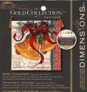 Dimensions - The Gold Collection Petites 70-08869 Bells Ornament