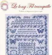 Le Long Fil Tranquille 50518FT - Marquoir Papillons