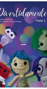 Vócininha Amigurume - Marina Ametlla e Karolina Alvarenga - Inside Out -  Divertidamente Parte 1 - Portuguese