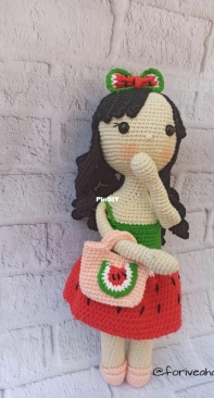 Foriveahappiness - Sara Sabry - Doll in Watermelon Outfit