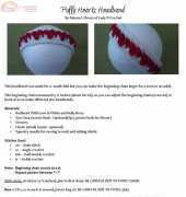 Lady D Crochet - Dianna L Moses - Puffy Hearts Headband - Free