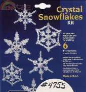 The Beadery- Crystal Snowflakes