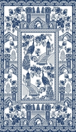 Antique Sampler Peacock Garden  atAntiqueStitch