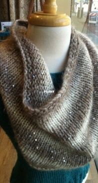 Simple Glitz cowl by Melissa Poon-Free