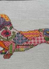 Colorful dog