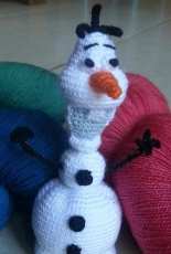 Teia de Carinhos - Fernanda Candeo - Olaf Frozen - free
