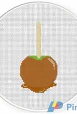 Daily Cross Stitch -  Caramel apple