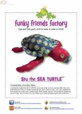 Funky Friends Factory -Stu, the  Sea Turtle