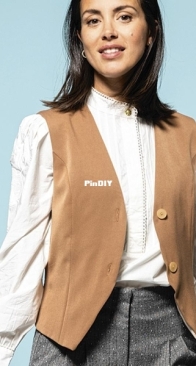 La Maison Victor - Lilian Waistcoat - Sizes 30-48 - French, Dutch