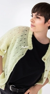 Kaskade Cardigan by Pia Bojer Larsen - Kaos Yarn - Free