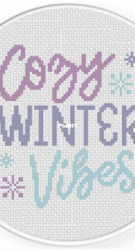 Daily Cross Stitch - Cozy Winter Vibes