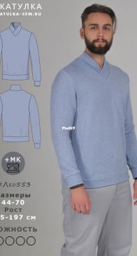 Shkatulka Sew ru - Jumper Mens Leo 553 - Height 171-177 - Russian