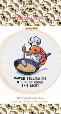 Happy Sloth Patterns - Shrimp Fried Rice PCS + XSD