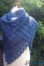 Loch Mhòrair Shawl by Christina Reuter-Free
