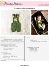 Melodys Makings- Tractor Overalls