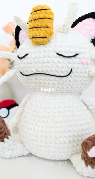 Lil Crocheted Things - Kaylin Liang - Sleepy Meowth