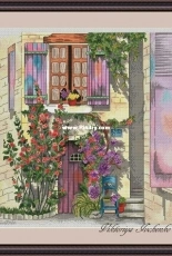 Lilac Courtyard by Victoria Ivchenko / Viktoriya Ivchenko