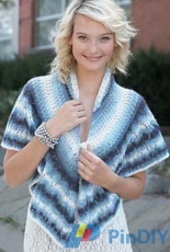 Patons-Knit Shawl by Patons Pattern Library-Free