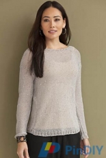 Carolina Pullover by Teresa Chorzepa /Tahki Stacy Charles Website-Free